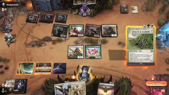 Watch MTG Arena Video Replay - BGW by Leifr VS GRW by hotpatootie - Premier Draft