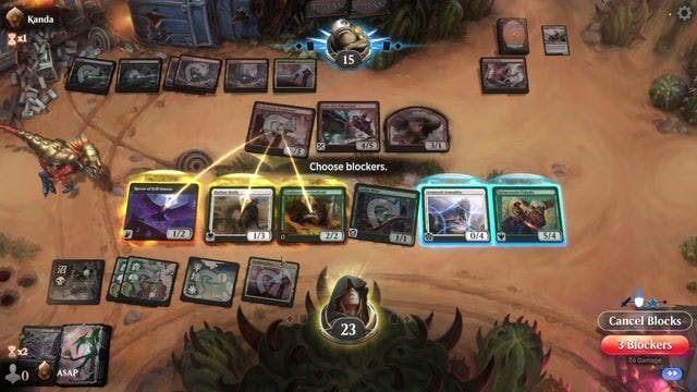 Watch MTG Arena Video Replay - BGW by A$AP  VS BR by Kanda - Quick Draft Ranked