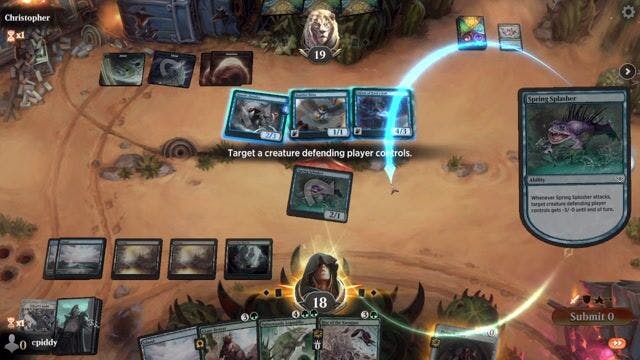 Watch MTG Arena Video Replay - BGU by cpiddy VS GRU by Christopher - Sealed
