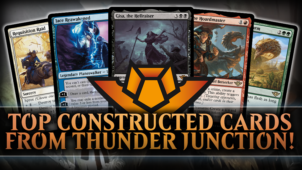 Explore the standout constructed cards from the latest MTG expansion, Outlaws of Thunder Junction. Discover which cards are shaping the metagame.